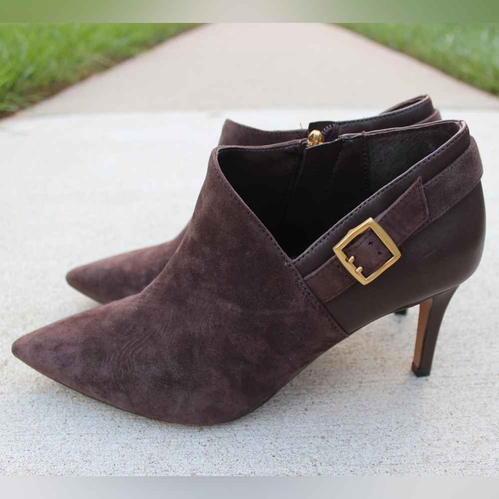 Vince Camuto Kreitha Brown Suede Women's Shoes Sz 8.5